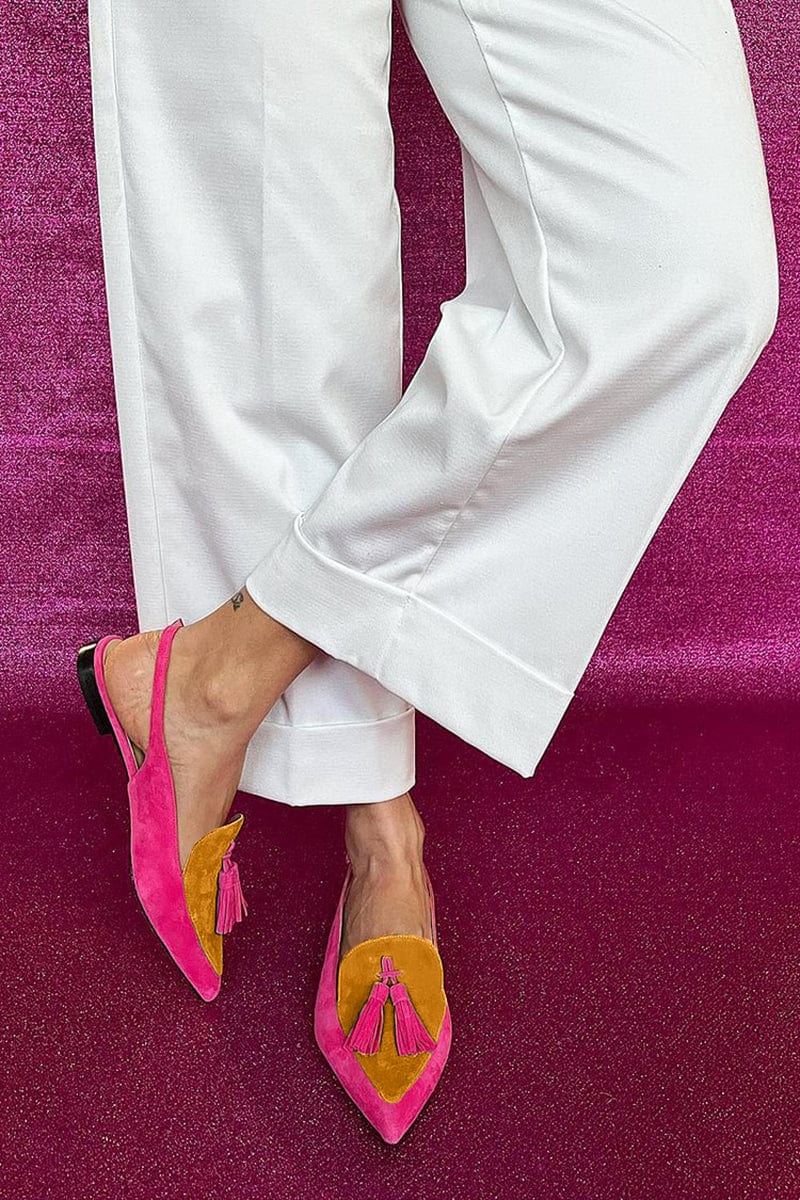 Tara | Elegant Tassel Slingbacks