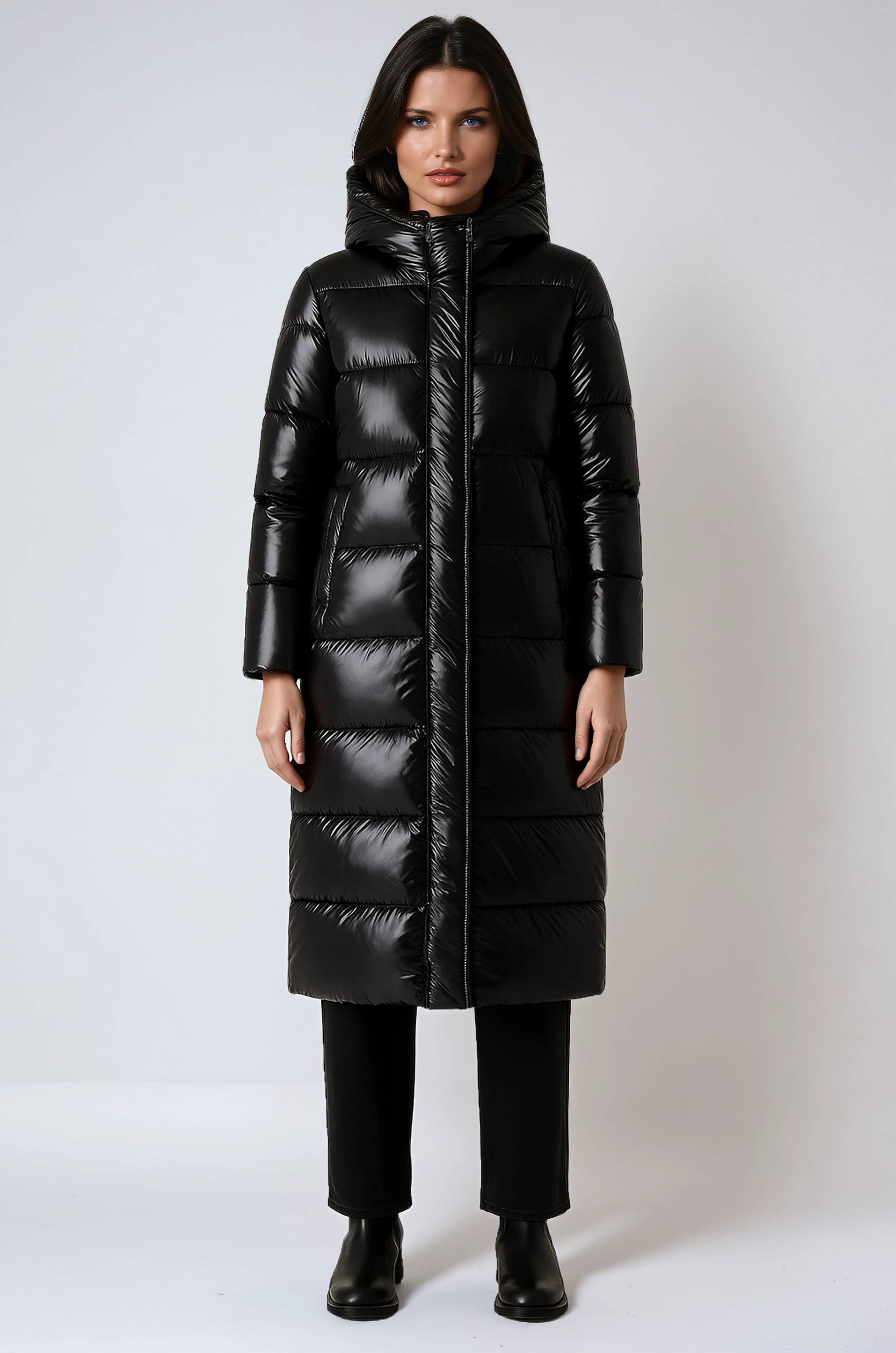 Amara | Quilted Winter Jacket with Hood