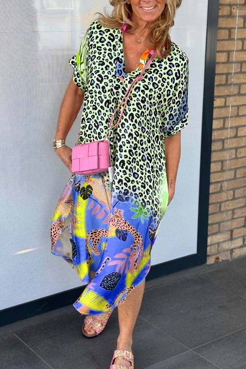 Amara | Effortless Leopard Print Dress