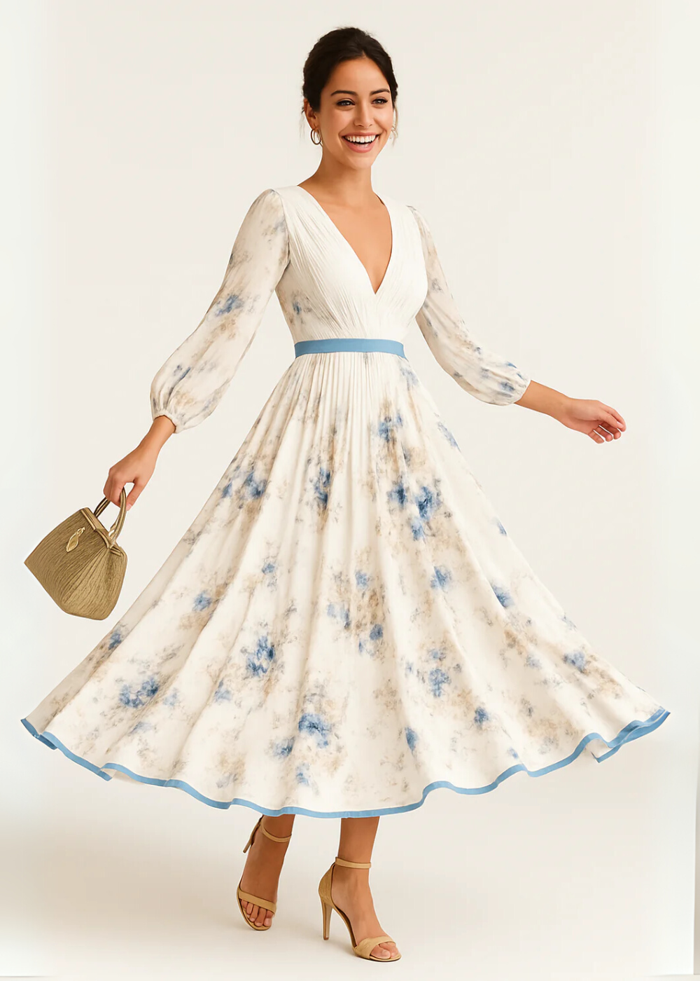 Lila | Graceful Floral Maxi Dress