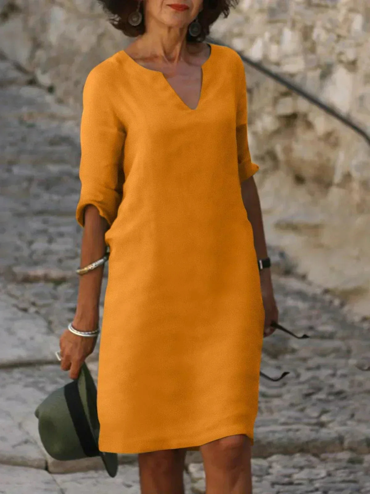 Elsa | Refined V-Neck Dress