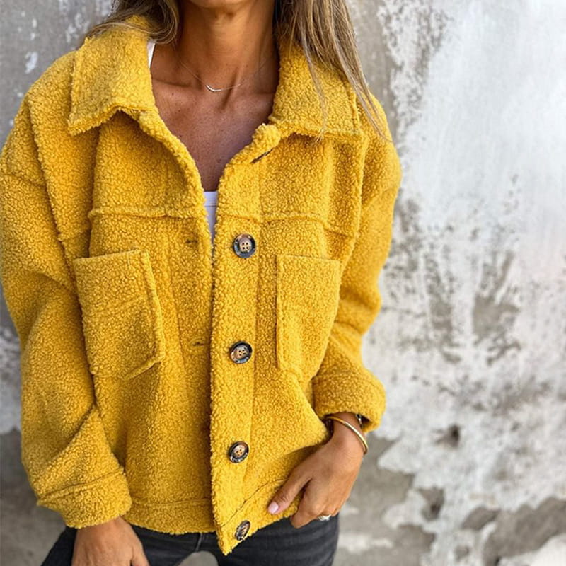 Liora | Luxe Button-Up Jacket