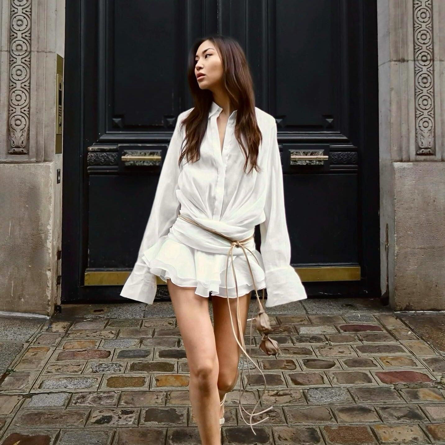 Bianca | Timeless Pleated Shirt Dress